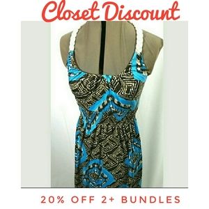 Maurices Small Short Rope Trim Maxi Dress (A)